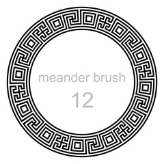 different pattern line ancient meander