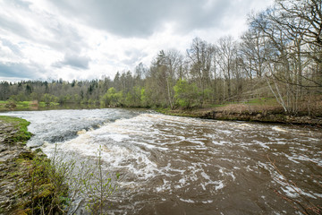 waterfall on the river