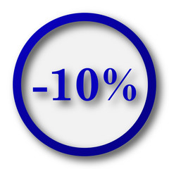 10 percent discount icon