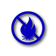 Fire forbidden icon