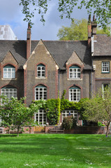 Fototapeta na wymiar British architecture residential design