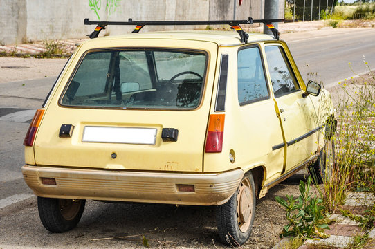 Coche antiguo, utilitario, veh&iacute;culos de anta&ntilde;o, pasado