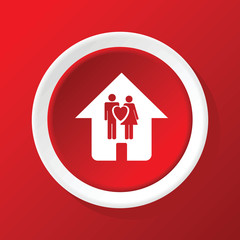 Builder icon on red