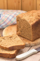 Sliced rye bread