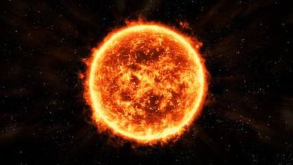 Sun in the Space