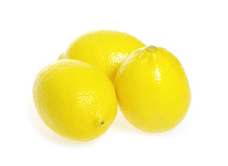 lemons isolated on white background