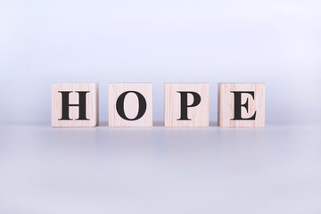 Hope Word cube photo