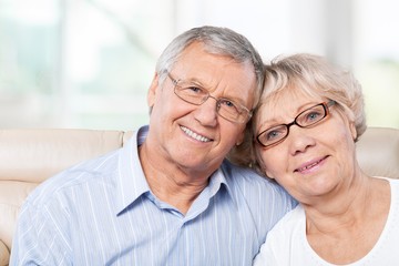 Couple, Cheerful, Senior Adult.