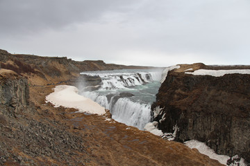 Gullfoss Wasserfall Island