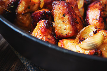 fried slices of meat