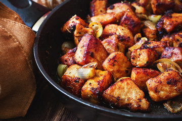fried slices of meat