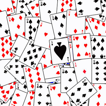 Random Playing Card Background