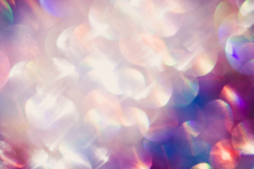 Multicolored defocused bokeh lights background