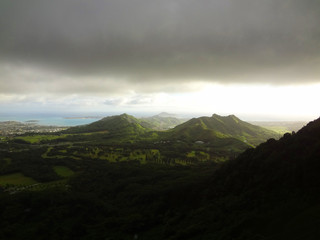 The Island of Oahu in Hawaii
