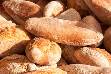 Frisch gebackene Brötchen