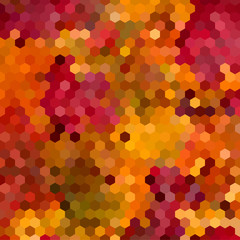 Abstract colorful honeycomb background design