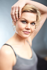 Fototapeta premium Cute blond girl portrait