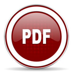 blog red glossy web icon