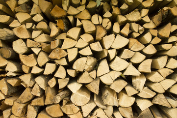 Brennholzstapel 