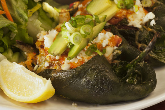pasilla peppers stuffed with shrimp