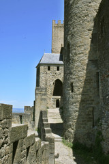 Fototapeta na wymiar la Cité de Carcassonne
