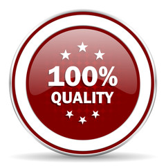 quality red glossy web icon