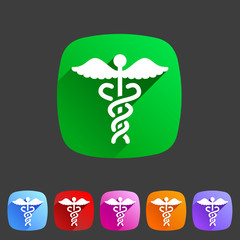 health medicine pharmacy icon badge flat symbol logo