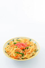 沖縄料理の素麺チャンプルー 