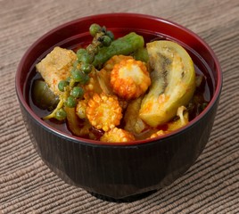 Delicious Red Curry with Pork and Coconut Milk