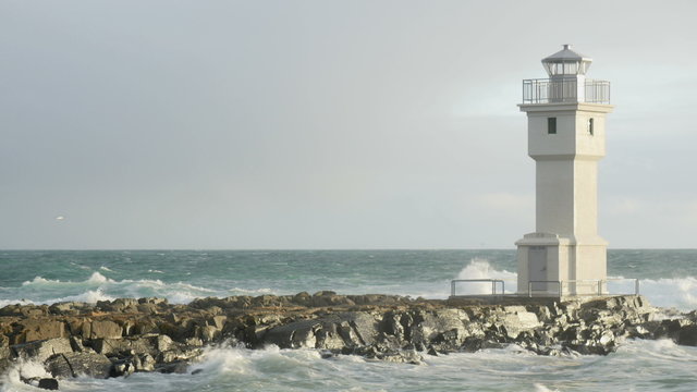 Lighthouse Akranes Iceland 

