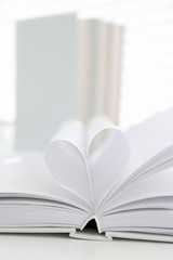 Books, close up