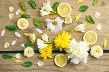 Abstract background with beautiful flowers