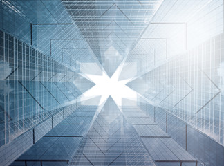 Abstract architectural composition