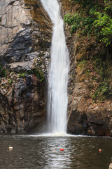 Nature waterfall in deep forest