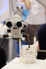 Dentist microscope for a teeth