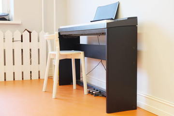 Music class in the children's educational center