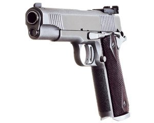 45 Caliber Custom Competition Match Grade Stainless Steel Pistol