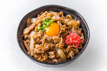 牛丼　日本食　 Beef bowl Japanese food