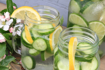 Served Naturally Flavored Cucumber water