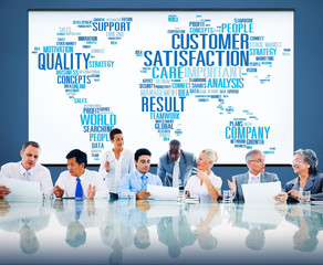 Customer Satisfaction Reliability Quality Service Concept