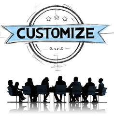 Customize Organization Management Change Meeting Concept