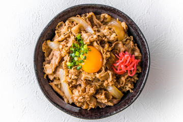 牛丼　日本食　 Beef bowl Japanese food