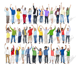Obraz premium Diversity Ethnicity Multi-Ethnic Variation Togetherness Unity Te