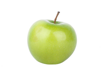 Green apple, isolated on white background