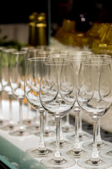 empty wine glasses