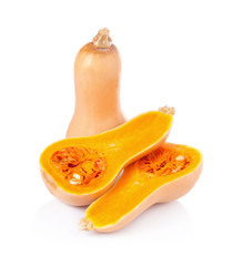 Cross section of a pumpkin