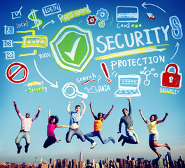 Security Shield Protection Privacy Network Concept