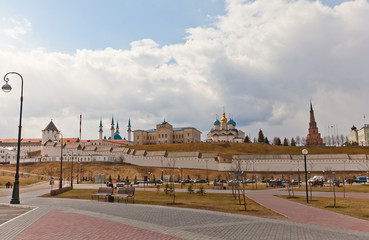 Fototapeta na wymiar View of Kazan Kremlin, Russia. UNESCO site