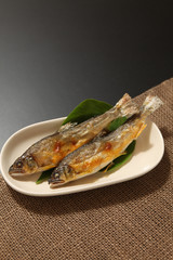 鮎塩焼き