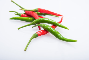 chili pepper isolated on a white background